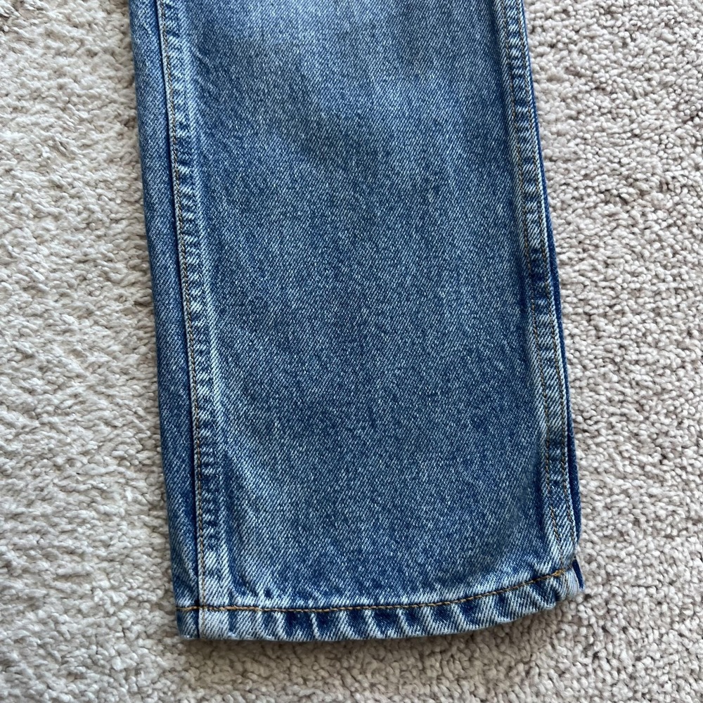 B SIDES Straight Jeans Womens 24 Blue High Rise Medium Wash Denim Made USA - Picture 5 of 16